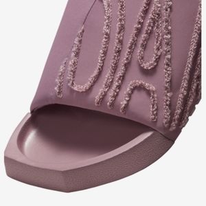 purple jordan sandals